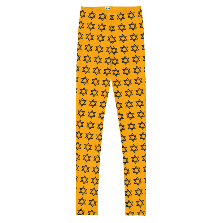 Youth Leggings | Magen David Orange