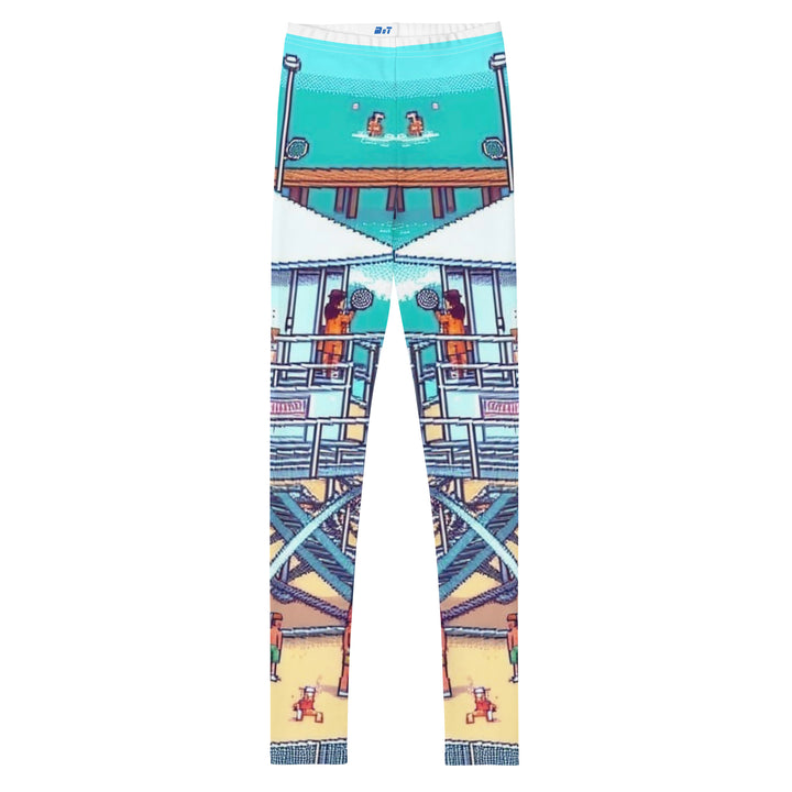Youth Leggings | TLV Frishman Beach 16 Bit All Over