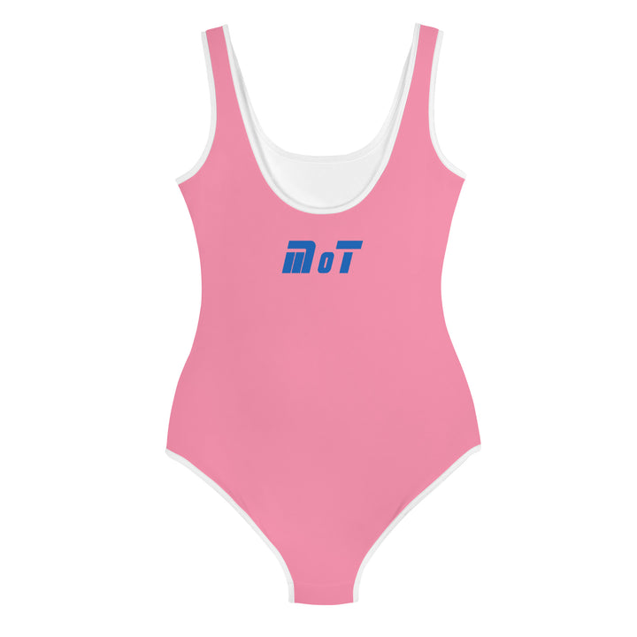 Youth Swimsuit | Israel Flag Pink