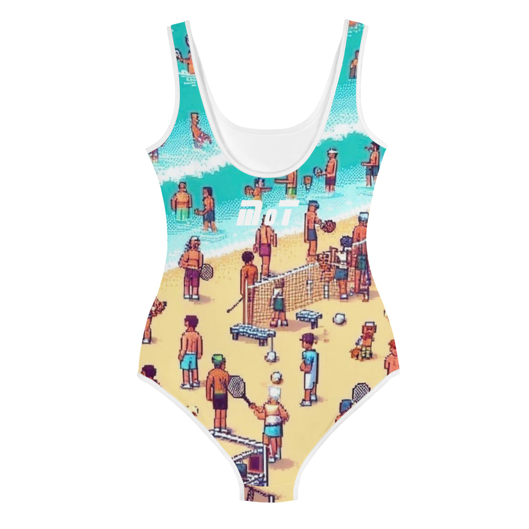 Youth Swimsuit | TLV Frishman Beach 16 Bit All Over