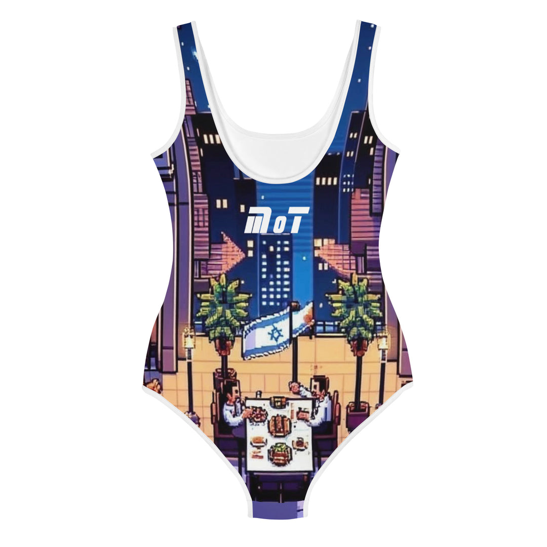Youth Swimsuit | TLV Nightlife 16 Bit All Over