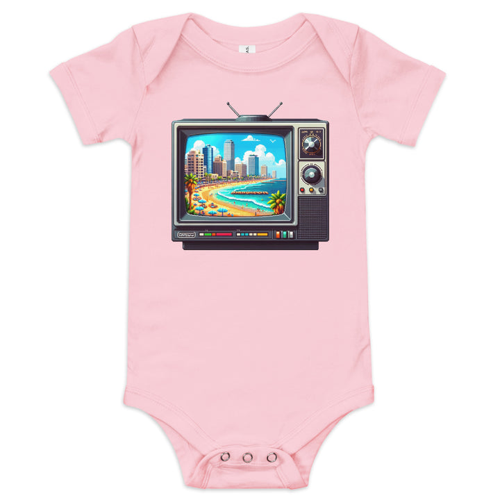 Baby short sleeve one piece | 16Bit Tel Aviv Beach