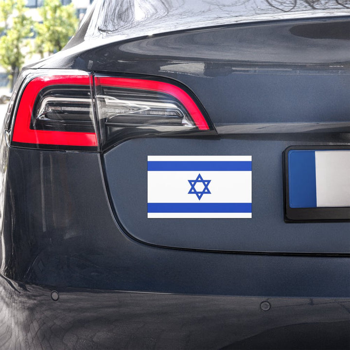 Israel Flag Israel car magnets - close-up