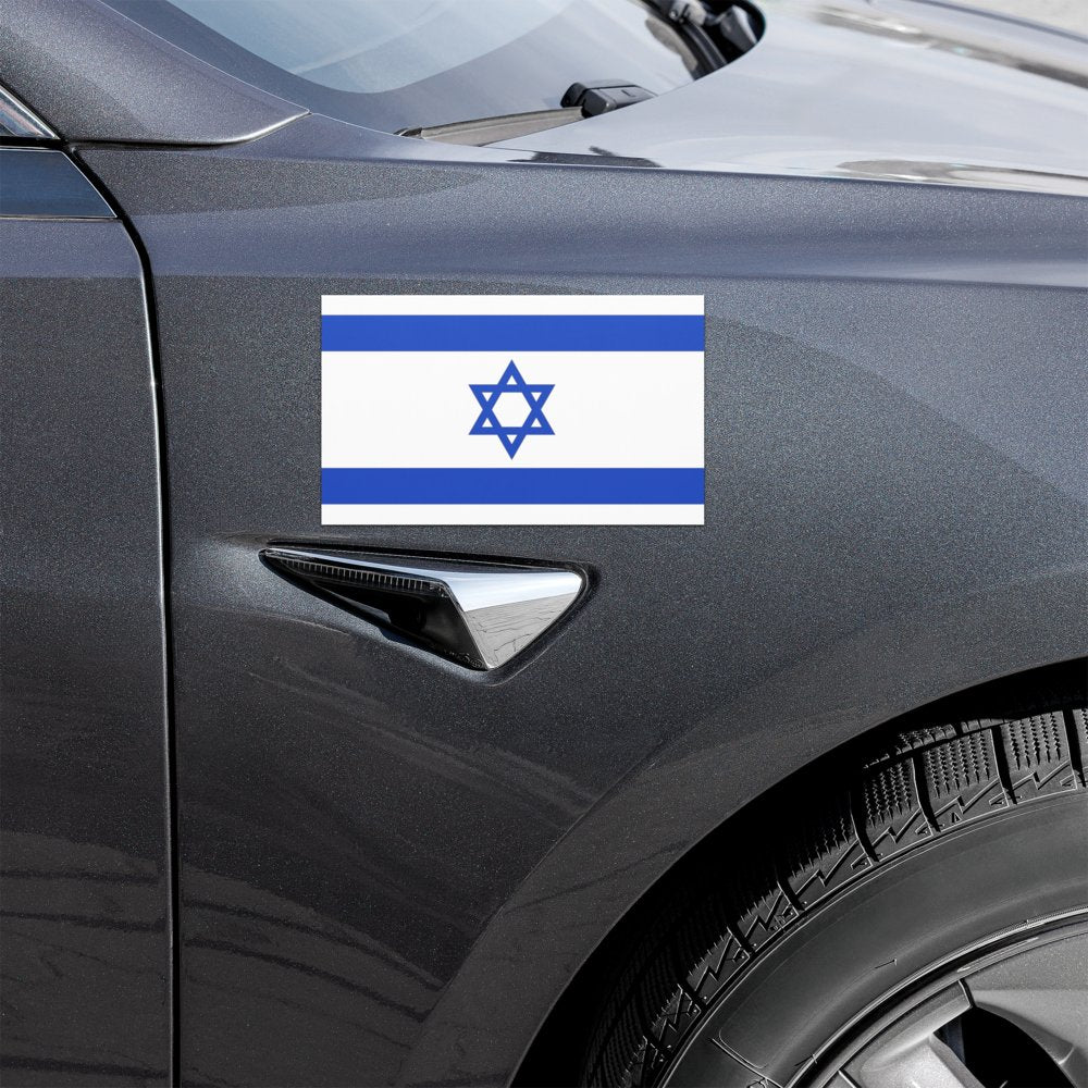 Israel Flag Israel car magnets - back view
