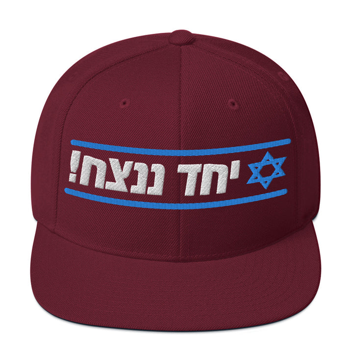Classic Snapback Hat | Together We Will Win | יחד ננצח