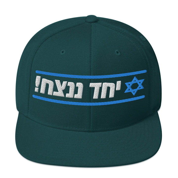 Classic Snapback Hat | Together We Will Win | יחד ננצח
