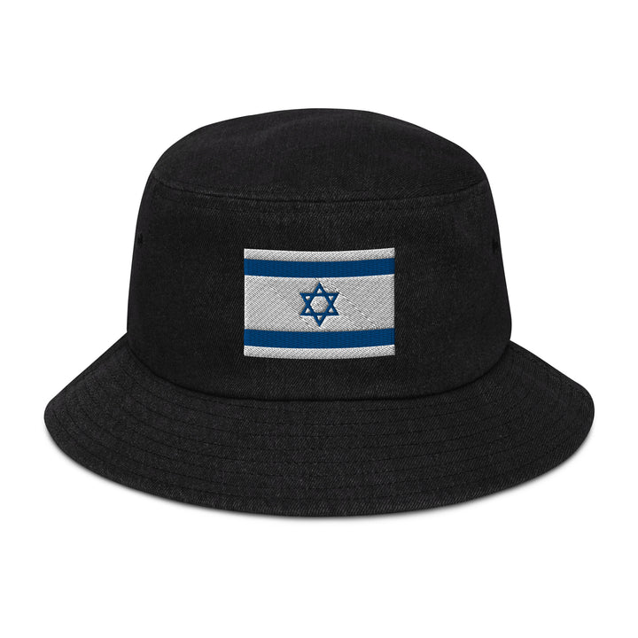 Denim Bucket Hat | Israel Flag