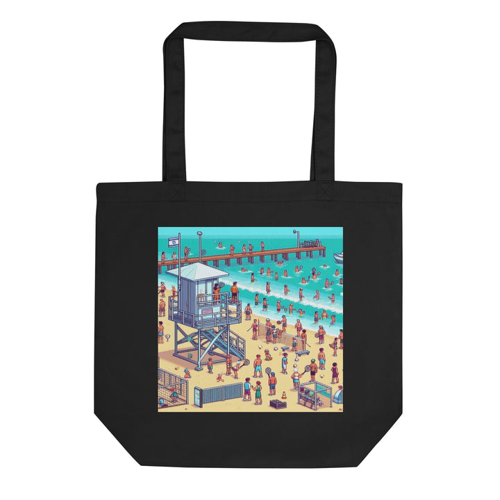 Organic Tote Bag | TLV Frishman Beach 16 Bit