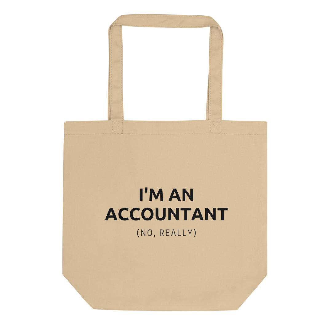 Accountant Jewish pride organic tote bag - front view