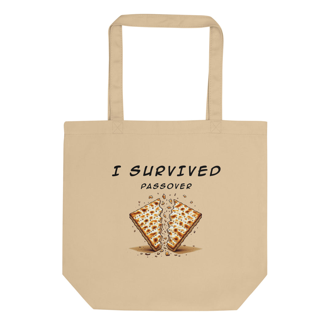 Passover Jewish pride organic tote bag - front view
