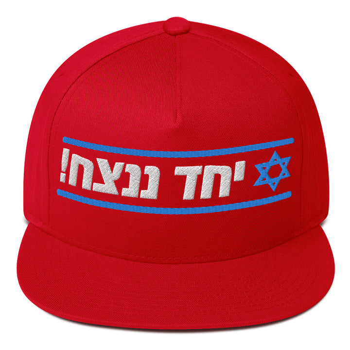 Flat Bill Cap | Together We Will Win | יחד ננצח