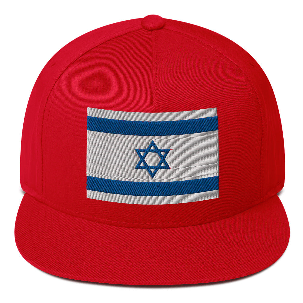 Flat Bill Cap | Israel Flag