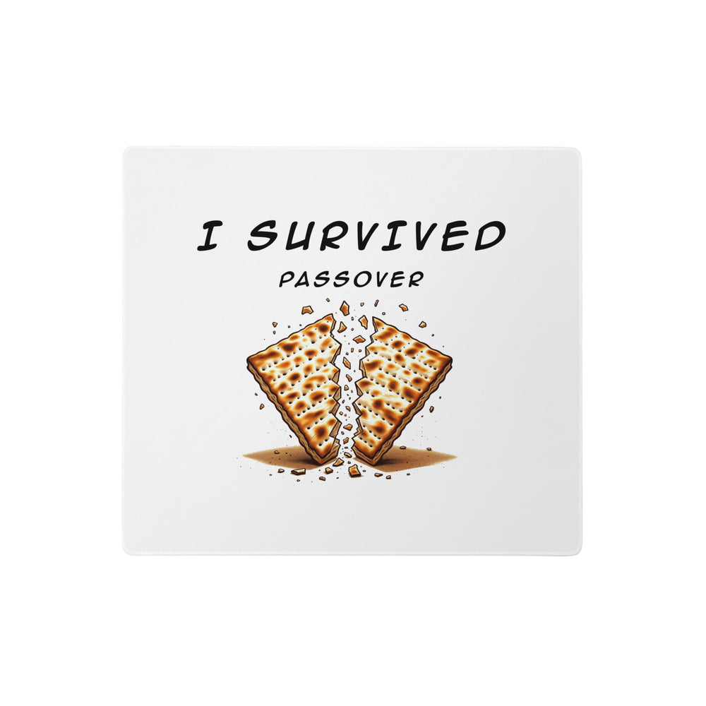 Passover Jewish pride gaming mouse pad - back view