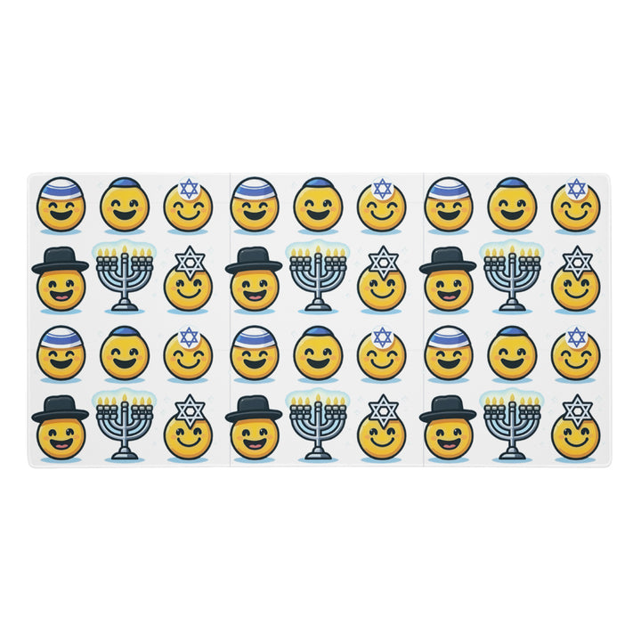 Gaming Mouse Pad | Jewish Emoji