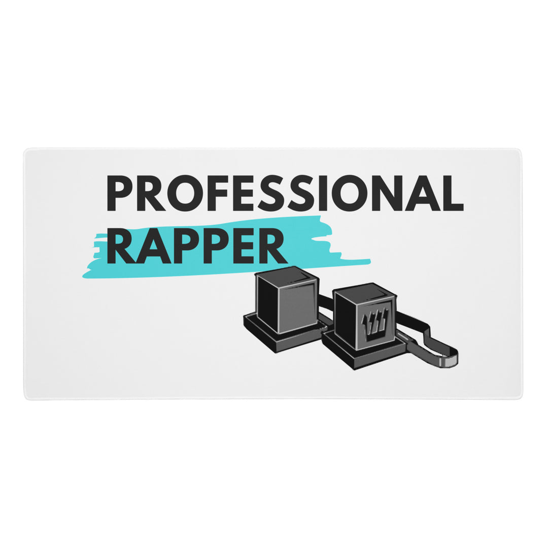 Professional Rapper Jewish pride gaming mouse pad - front view