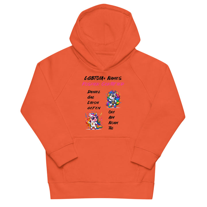 Kids Organic Hoodie | Kosher Certified Names