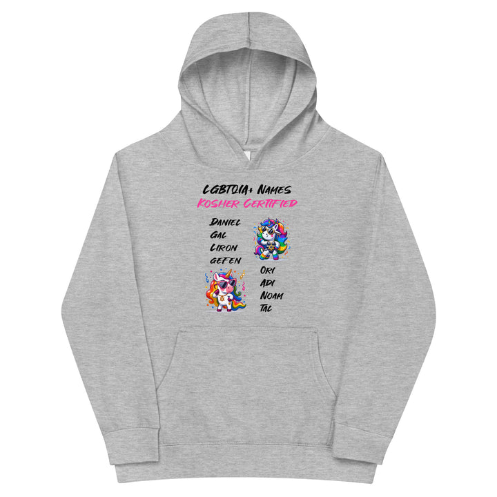 Kids Fleece Hoodie | Kosher Certified Names