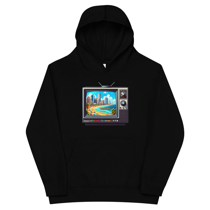 Kids Fleece Hoodie | 16Bit Tel Aviv Beach