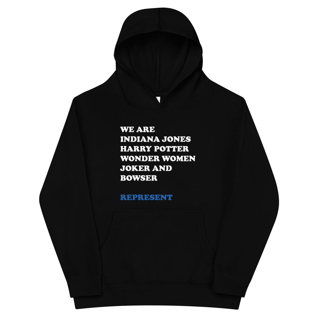 Kids Fleece Hoodie | We are Iconic Roles 1