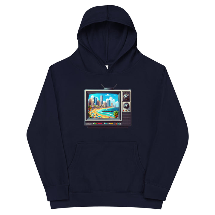 Kids Fleece Hoodie | 16Bit Tel Aviv Beach