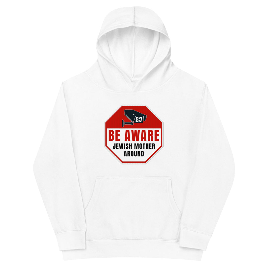 Kids Fleece Hoodie | Be aware jewish mother