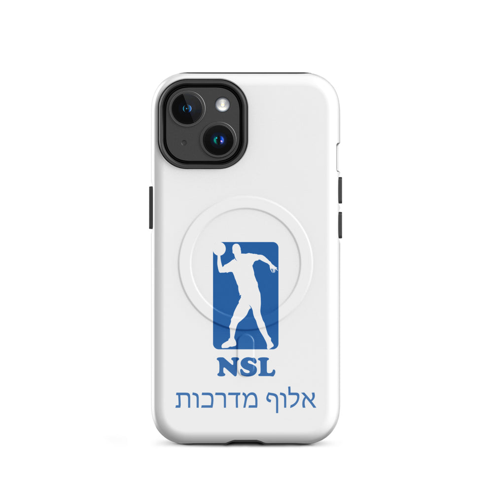 Curb Champ אלוף מדרכות Jewish pride magsafe® tough case for iphone® in Glossy - back view