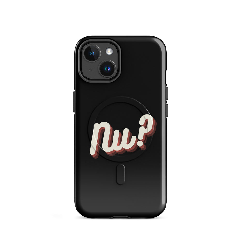 Nu Jewish pride magsafe® tough case for iphone® in Glossy - back view