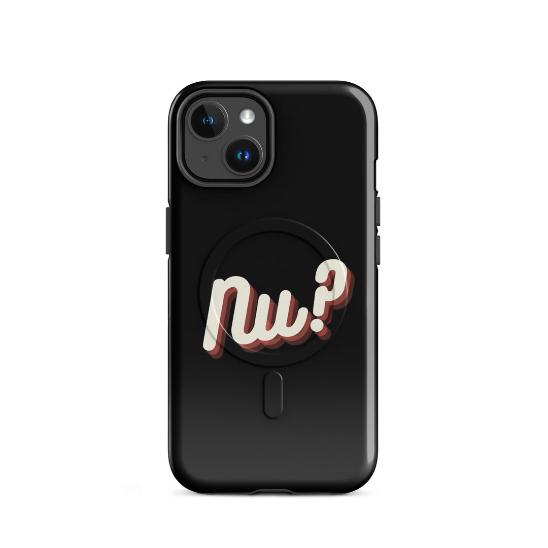 Nu Jewish pride magsafe® tough case for iphone® in Glossy - back view