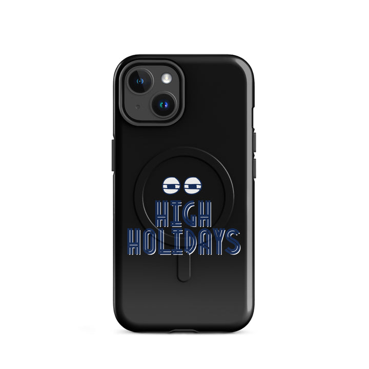 High Holidays Jewish pride magsafe® tough case for iphone® in Glossy - back view
