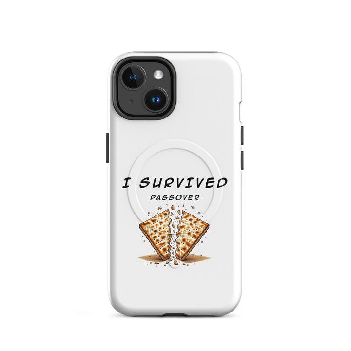 Passover Jewish pride magsafe® tough case for iphone® in Glossy - front view