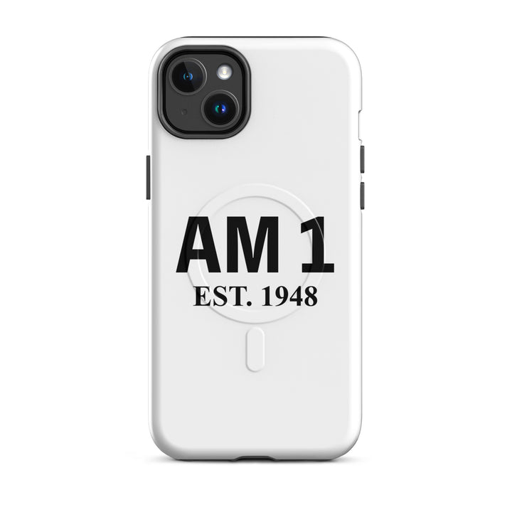 AM 1 | עם 1 Jewish pride magsafe® tough case for iphone® in Glossy - close-up