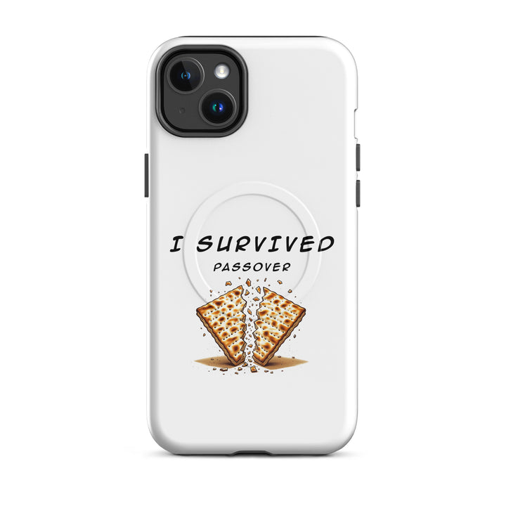 Passover Jewish pride magsafe® tough case for iphone® in Glossy - flat lay