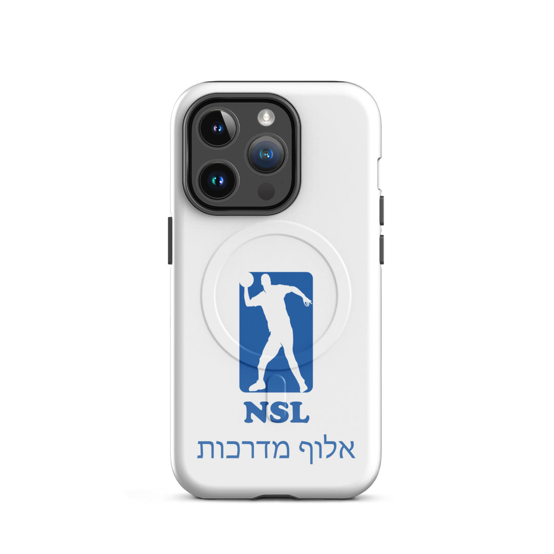 Curb Champ אלוף מדרכות Jewish pride magsafe® tough case for iphone® in Glossy - lifestyle shot