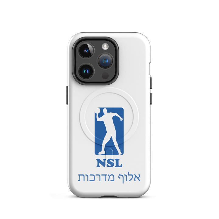 Curb Champ אלוף מדרכות Jewish pride magsafe® tough case for iphone® in Glossy - lifestyle shot