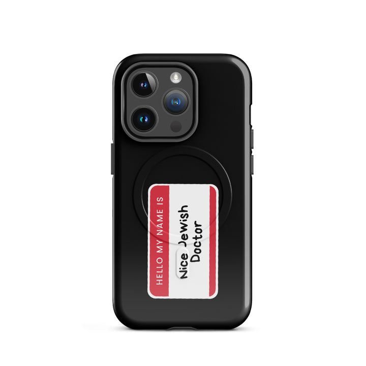 Nice Jewish Doctor Jewish pride magsafe® tough case for iphone® in Glossy - lifestyle shot