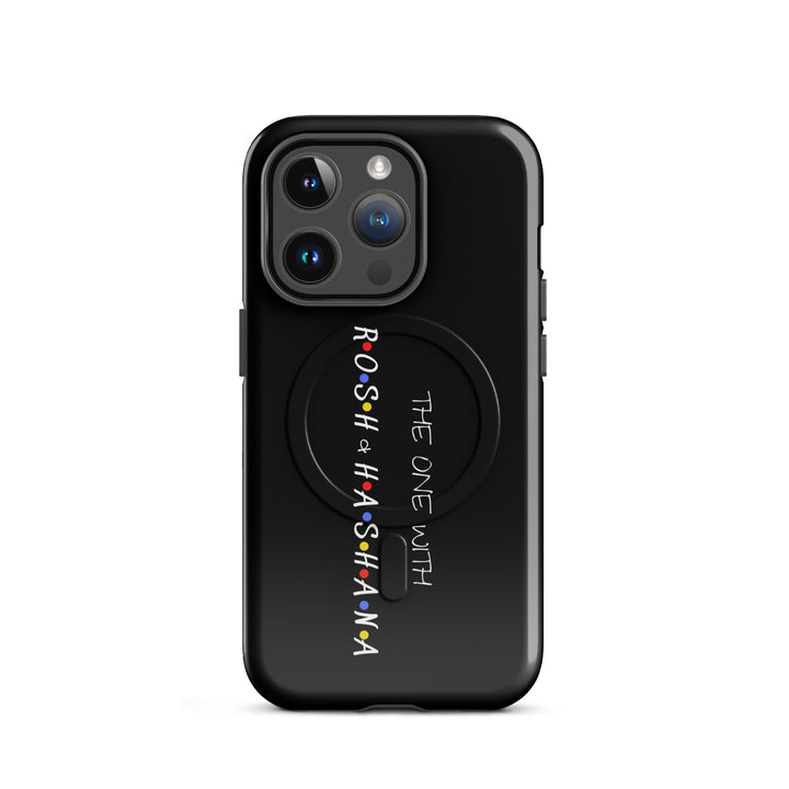 The One with Rosh HaShana Jewish pride magsafe® tough case for iphone® in Glossy - lifestyle shot