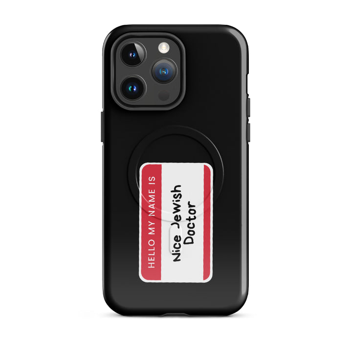 Nice Jewish Doctor Jewish pride magsafe® tough case for iphone® in Glossy - folded view