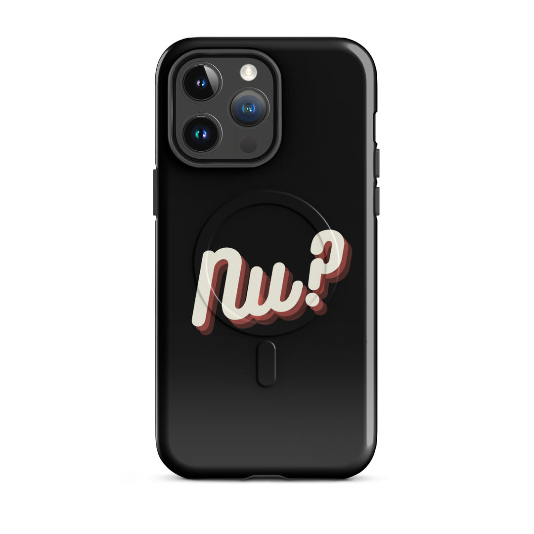 Nu Jewish pride magsafe® tough case for iphone® in Glossy - folded view
