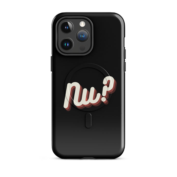 Nu Jewish pride magsafe® tough case for iphone® in Glossy - folded view