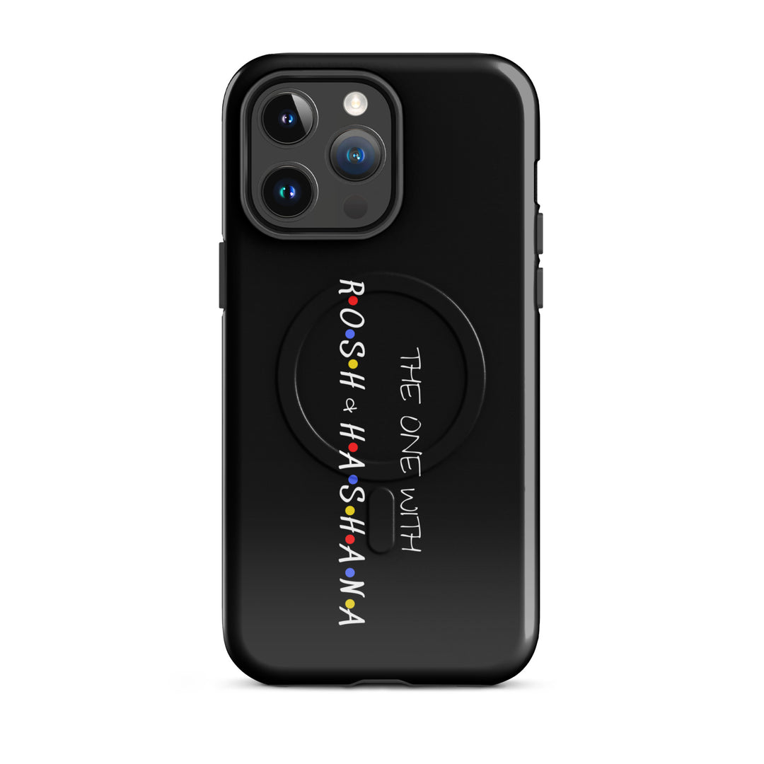 The One with Rosh HaShana Jewish pride magsafe® tough case for iphone® in Glossy - folded view