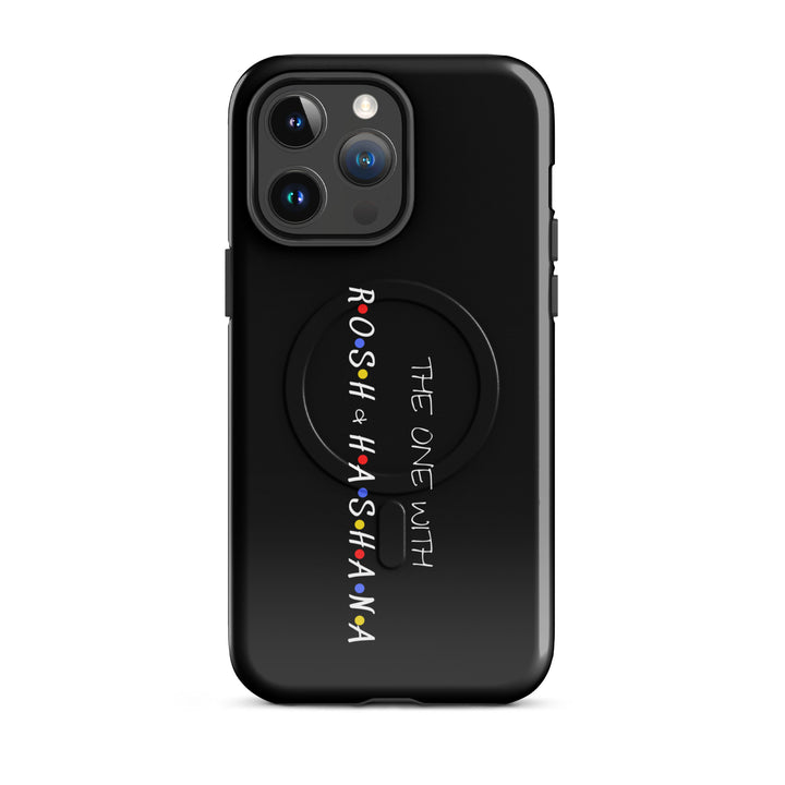 The One with Rosh HaShana Jewish pride magsafe® tough case for iphone® in Glossy - folded view