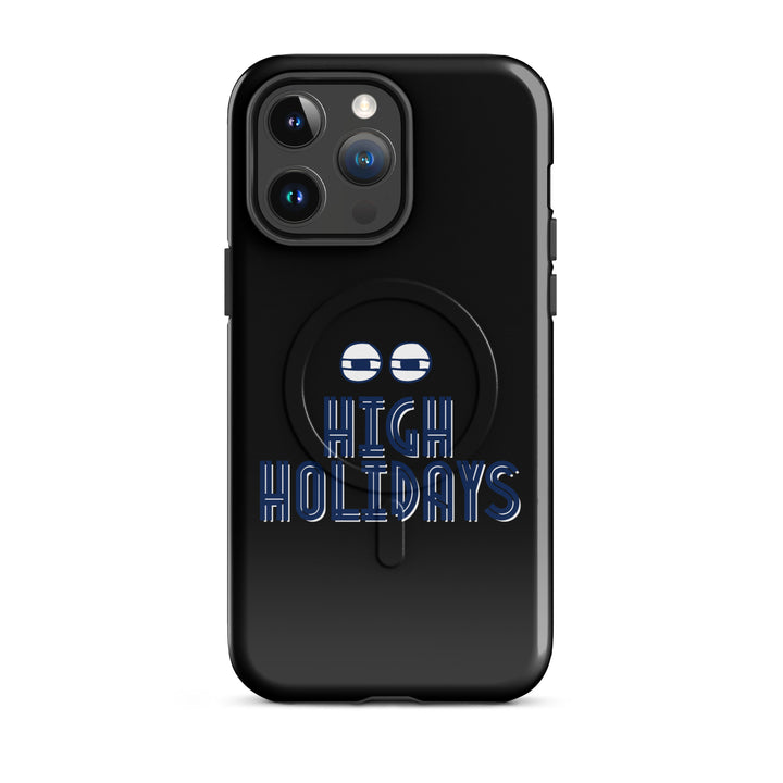 High Holidays Jewish pride magsafe® tough case for iphone® in Glossy - folded view