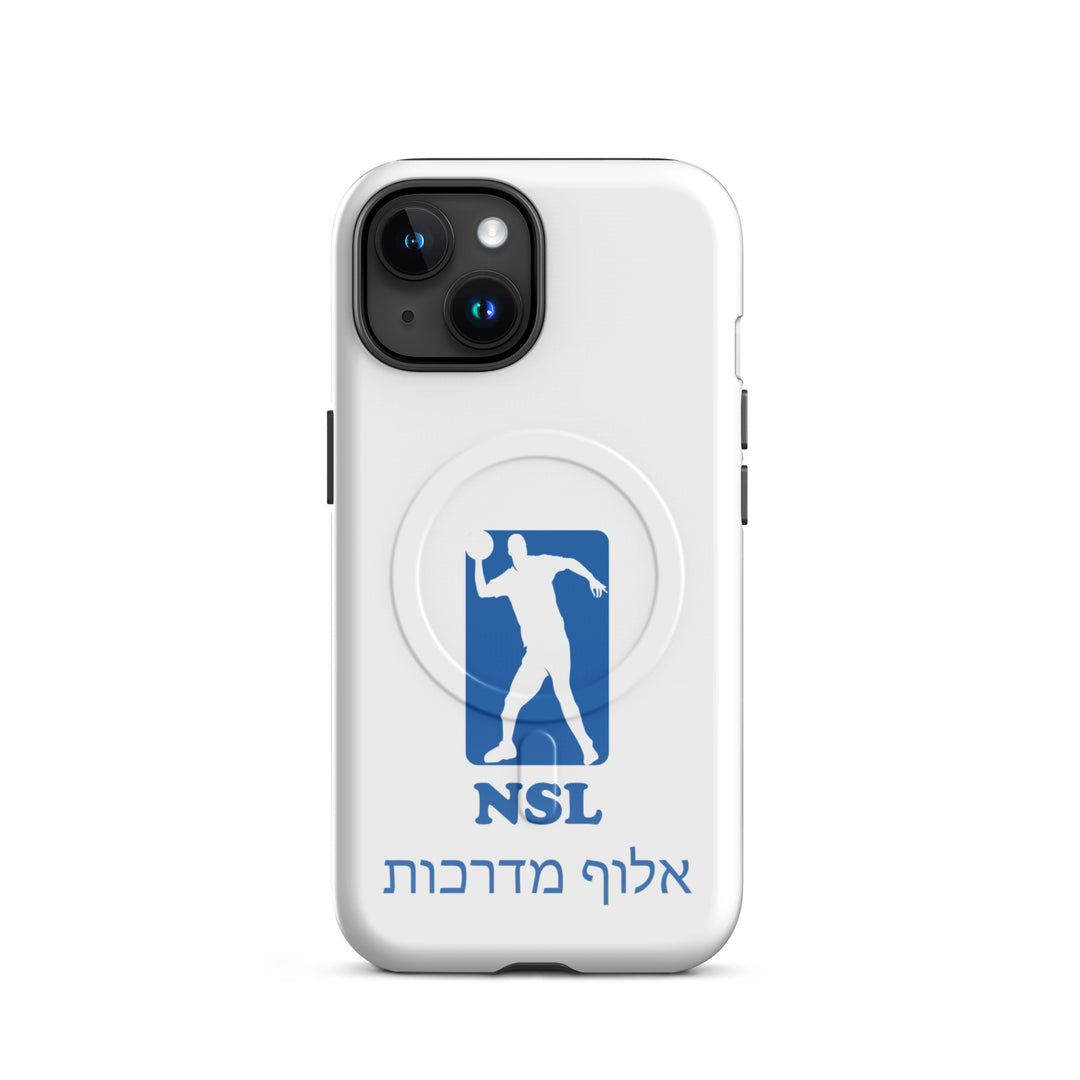 Curb Champ אלוף מדרכות Jewish pride magsafe® tough case for iphone® in Glossy - back view
