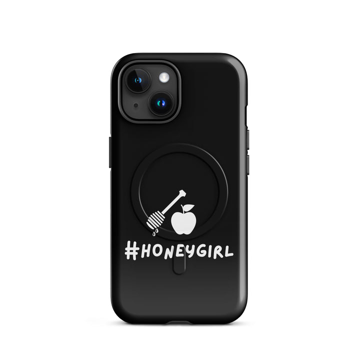 #Honeygirl Jewish pride magsafe® tough case for iphone® in Glossy - back view