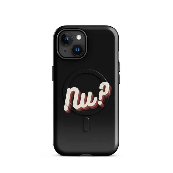 Nu Jewish pride magsafe® tough case for iphone® in Glossy - back view