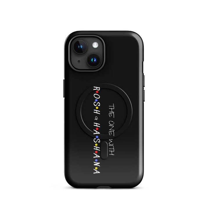 The One with Rosh HaShana Jewish pride magsafe® tough case for iphone® in Glossy - back view