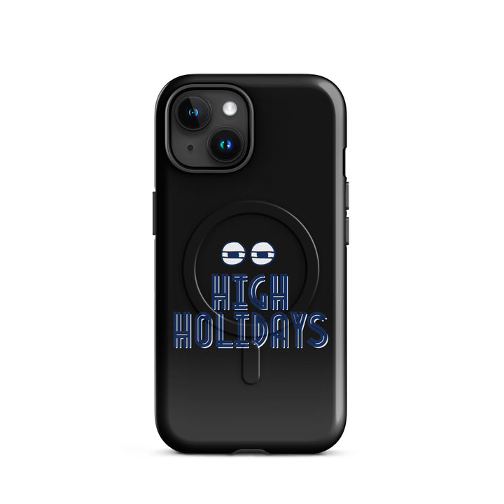 High Holidays Jewish pride magsafe® tough case for iphone® in Glossy - back view