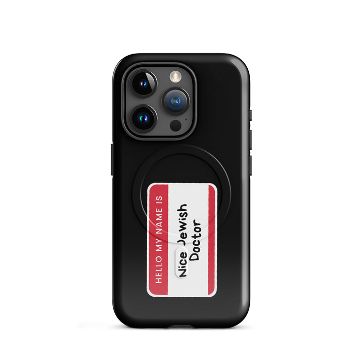 Nice Jewish Doctor Jewish pride magsafe® tough case for iphone® in Glossy - lifestyle shot