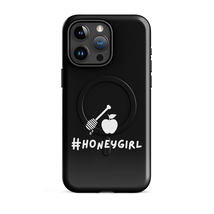 #Honeygirl Jewish pride magsafe® tough case for iphone® in Glossy - folded view