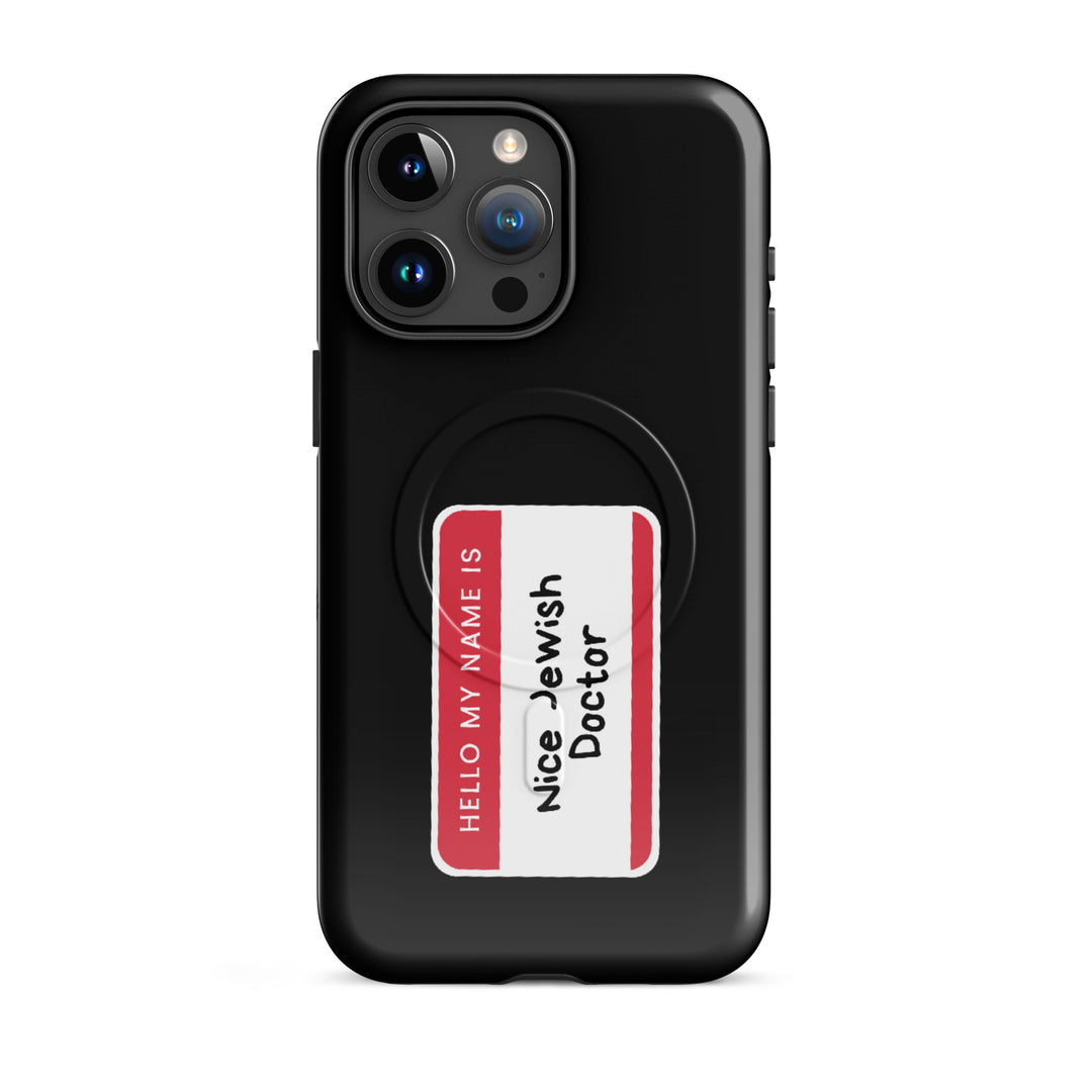 Nice Jewish Doctor Jewish pride magsafe® tough case for iphone® in Glossy - folded view